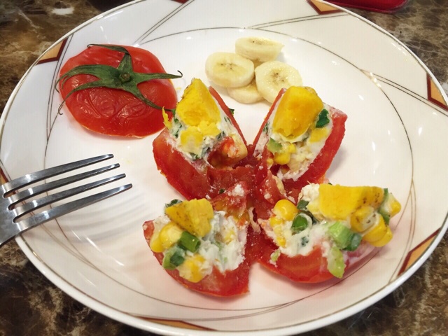 番茄鸡蛋杯（早餐鸡蛋杯升级版，彩椒鸡蛋杯姊妹篇）