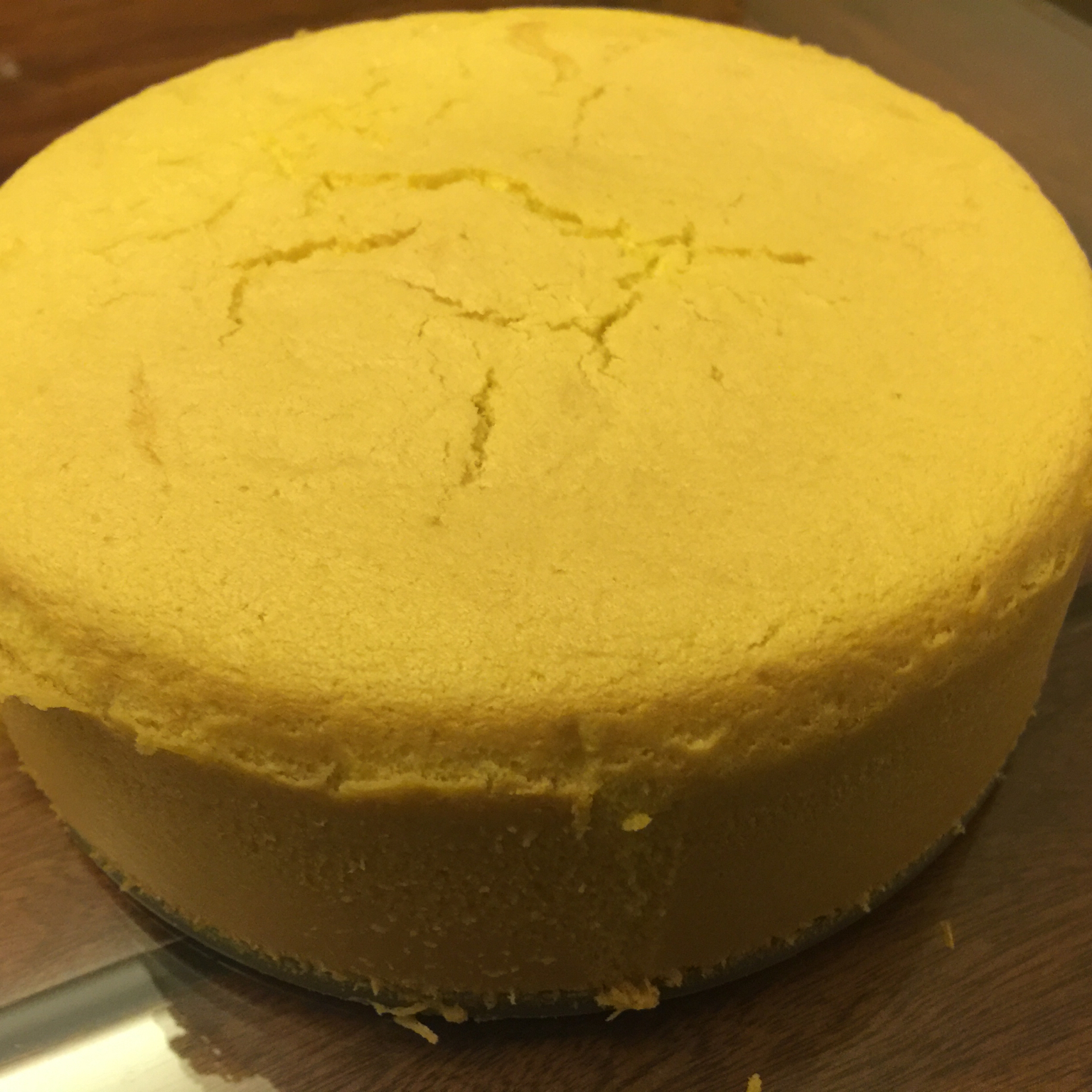 6寸原味戚风蛋糕