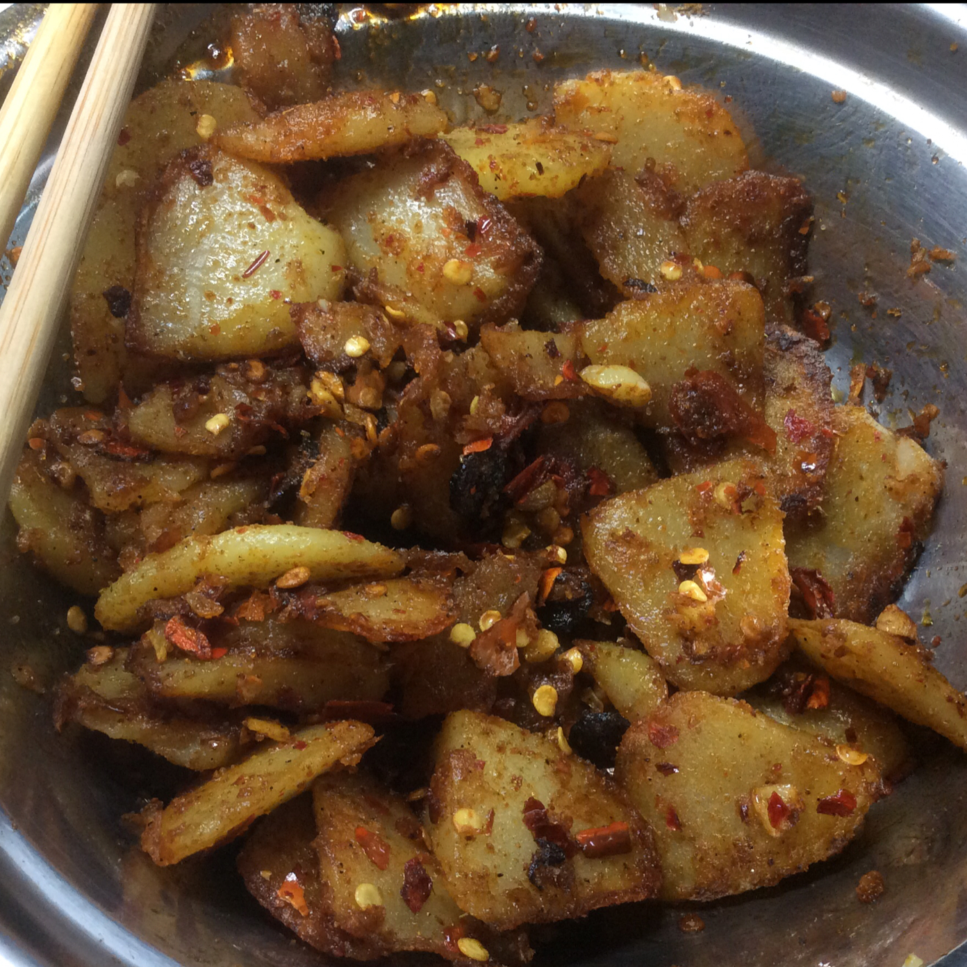 孜然烧烤土豆之无烤箱版