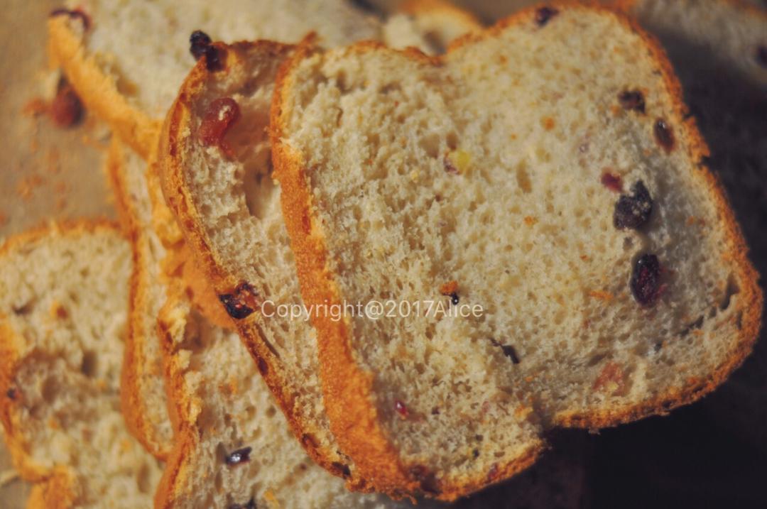 全麦蔓越莓坚果吐司面包（面包机版）的做法