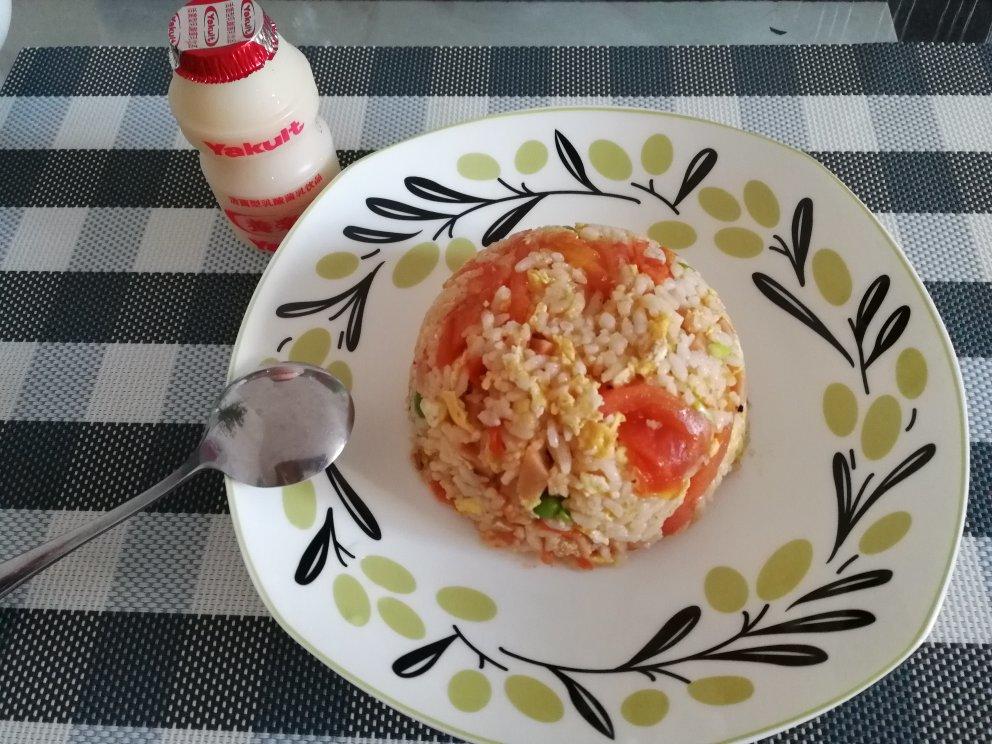 番茄鸡蛋炒饭
