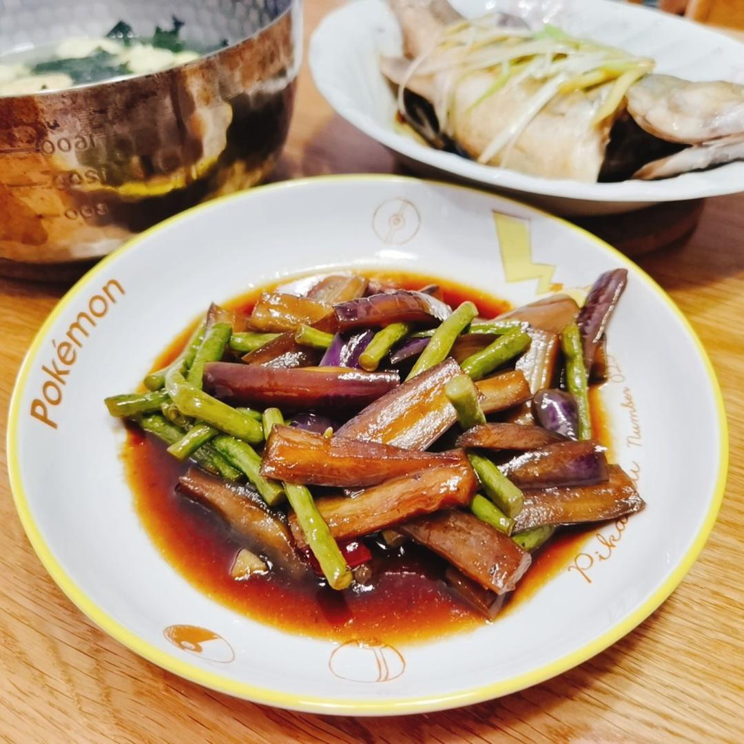 豆角茄子🍆省油版——夏天里的素菜是主题。