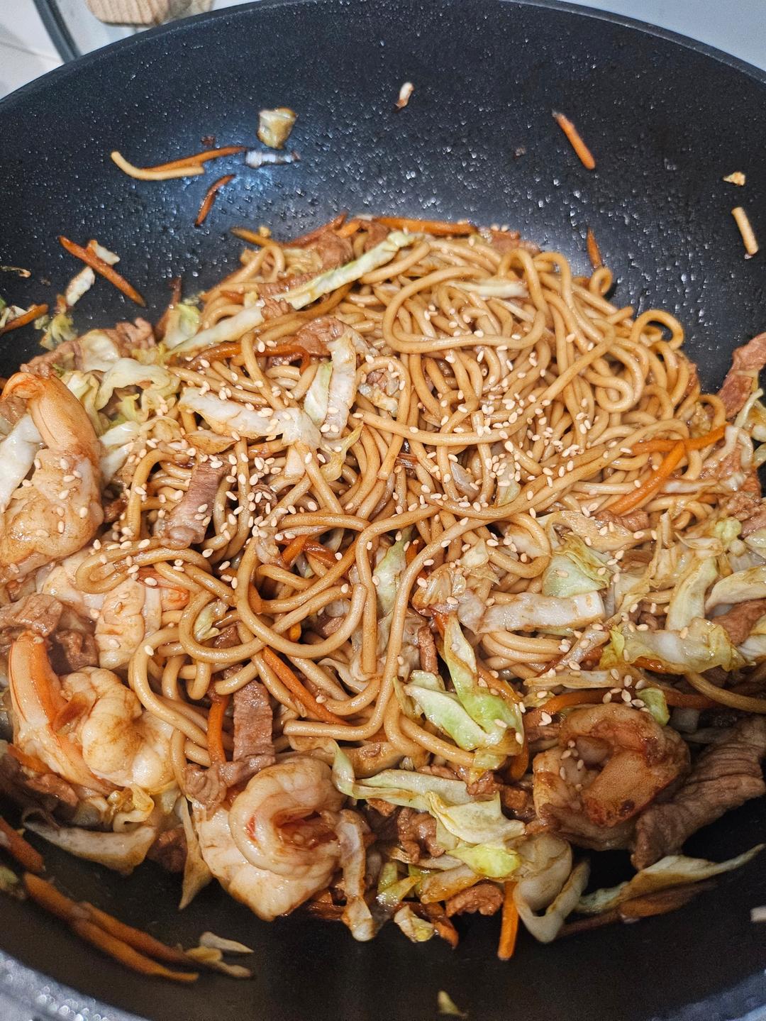 上海虾仁炒面