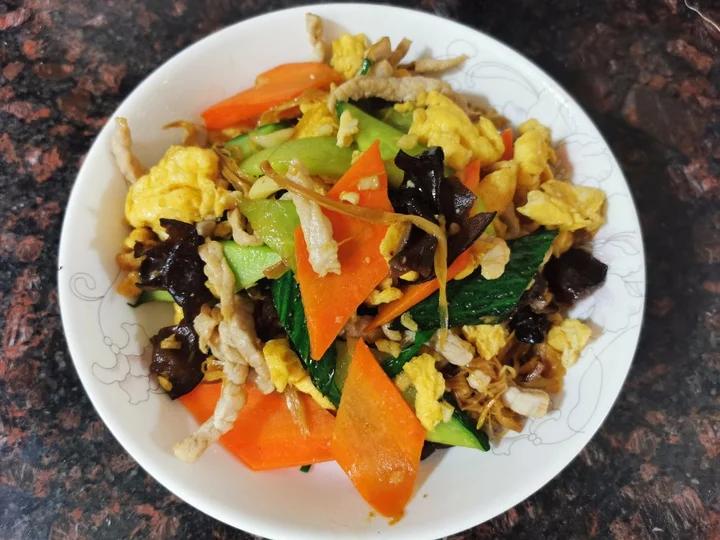 厨师长教你：“木须肉”的家常做法，营养丰富很适合老人孩子