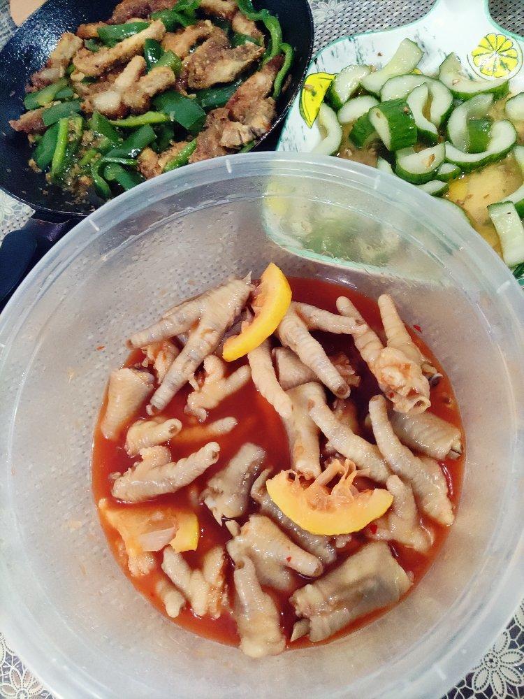 柠檬甜辣鸡爪