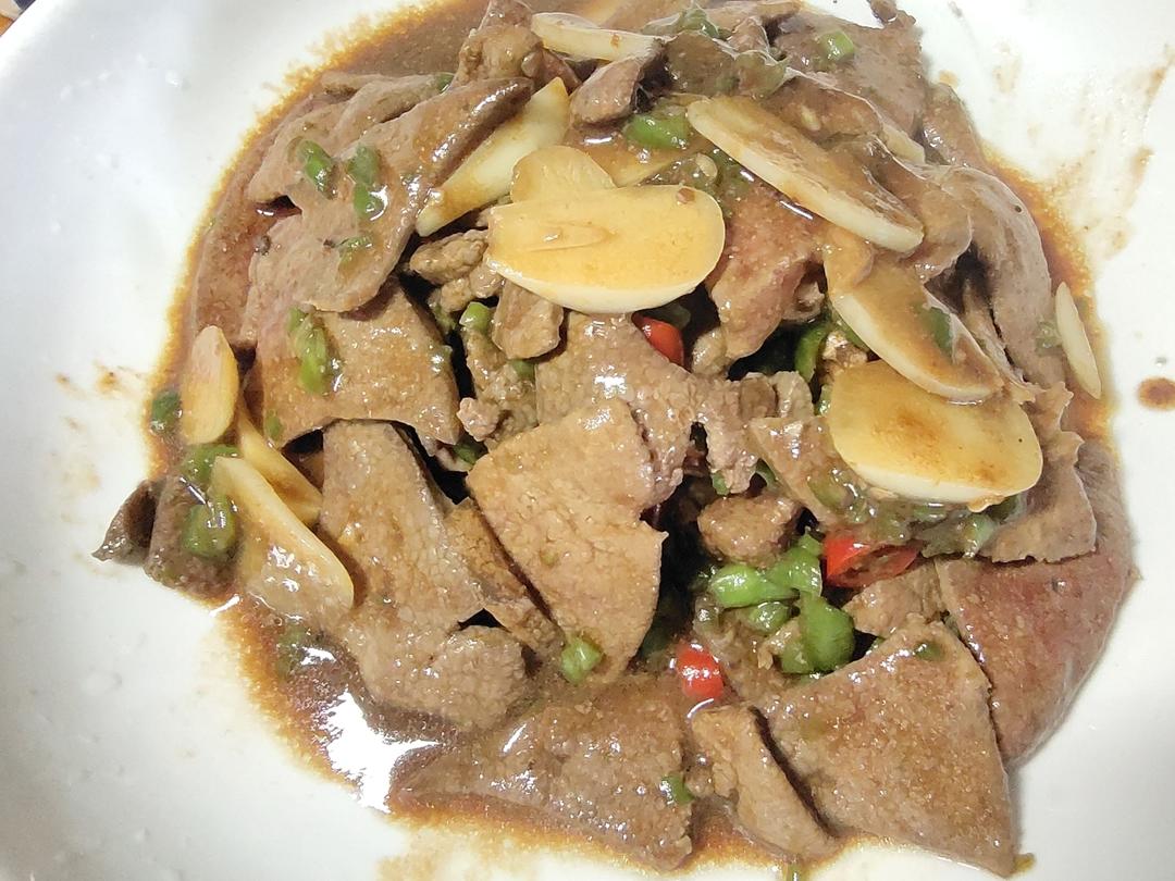 嫩炒猪肝