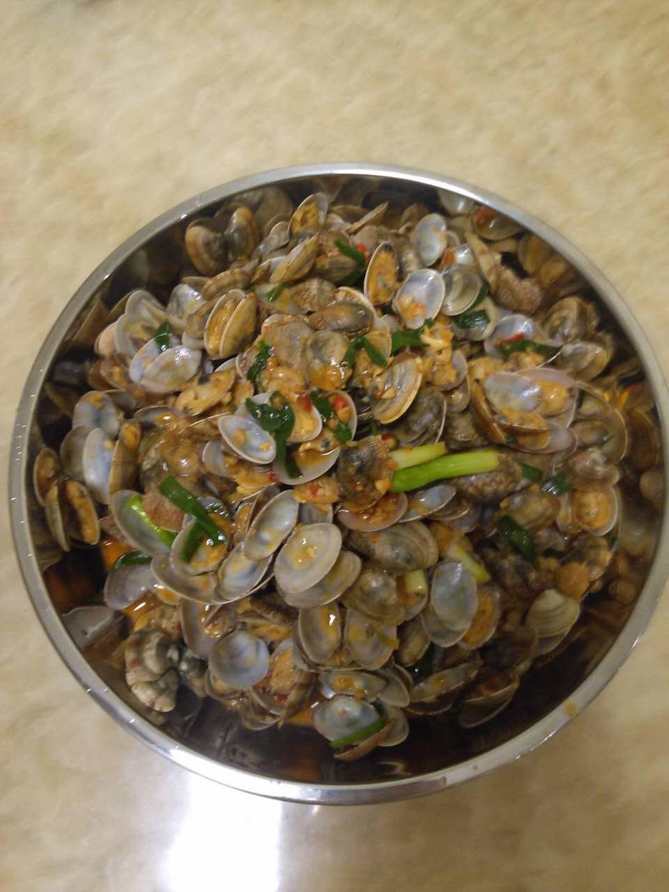 蒜香炒花甲