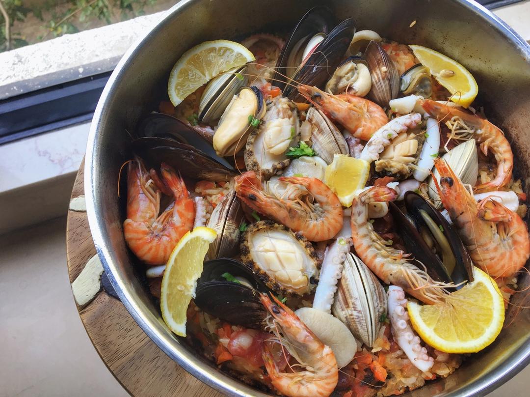 【曼食慢语】Seafood Paella 西班牙海鲜饭