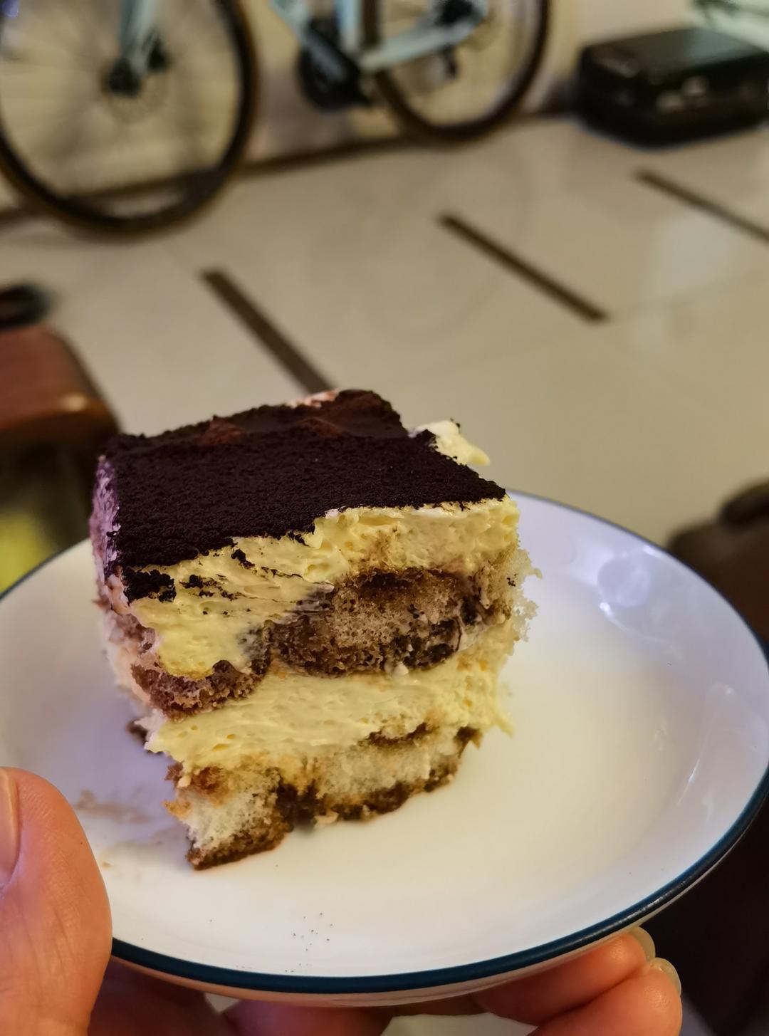 在欧洲学会的经典版提拉米苏