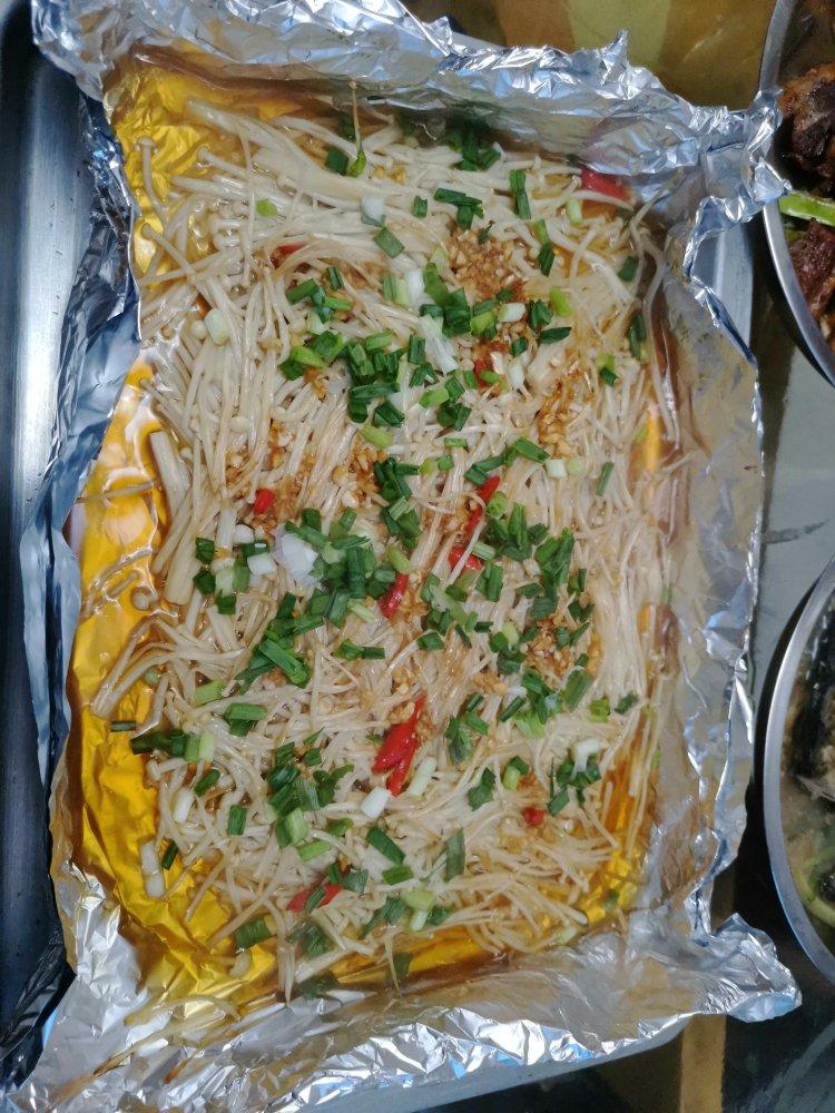 蒜蓉烤金针菇（烤箱版）