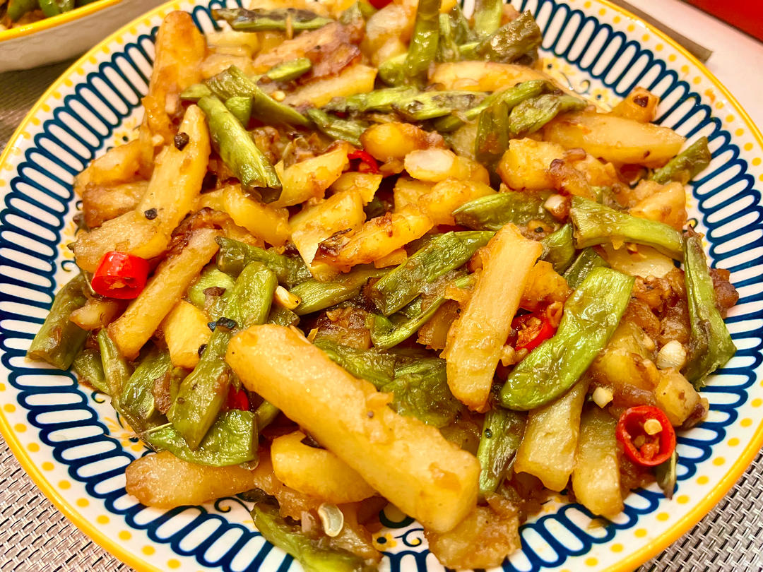 干煸豆角土豆