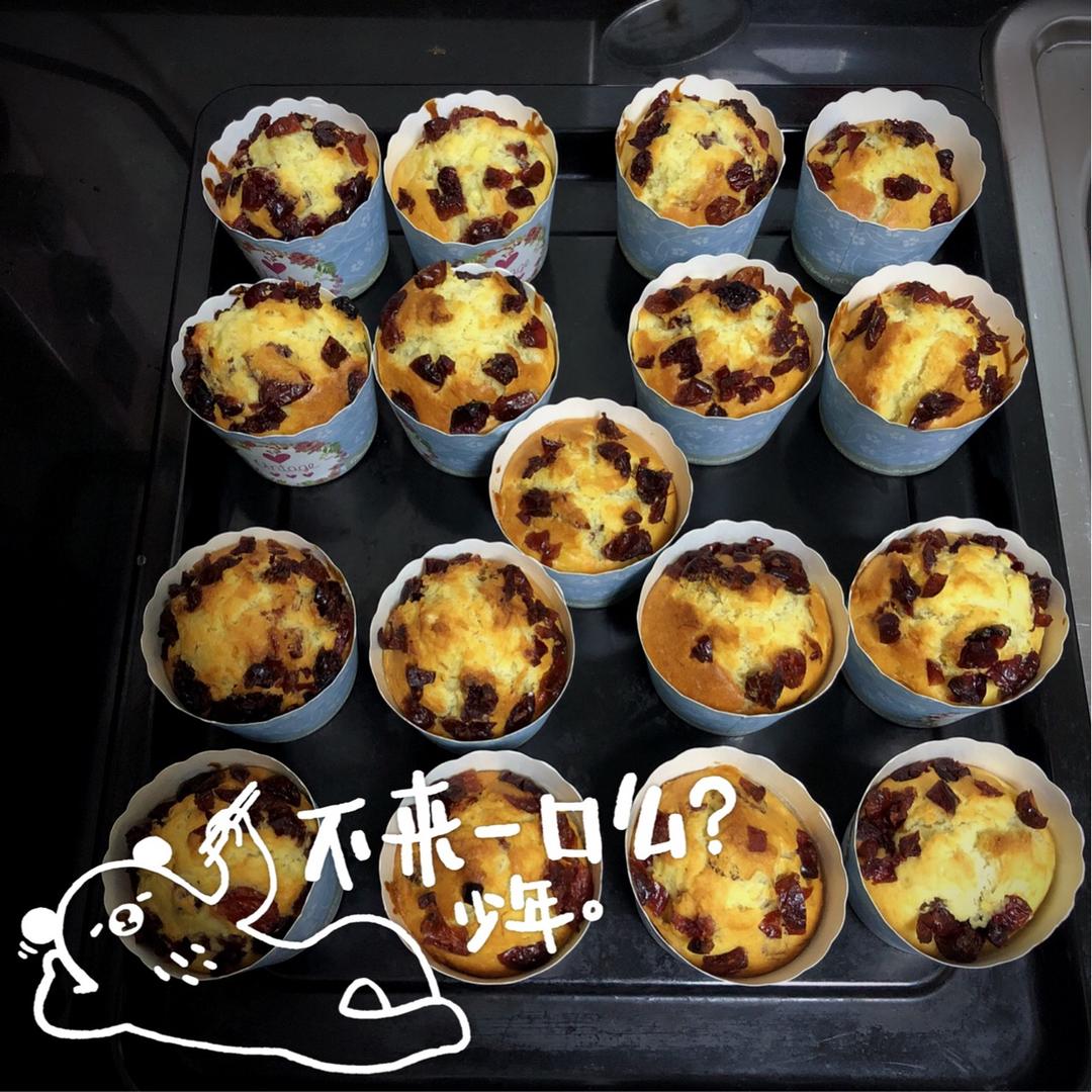 少女心的香蕉蔓越莓玛芬