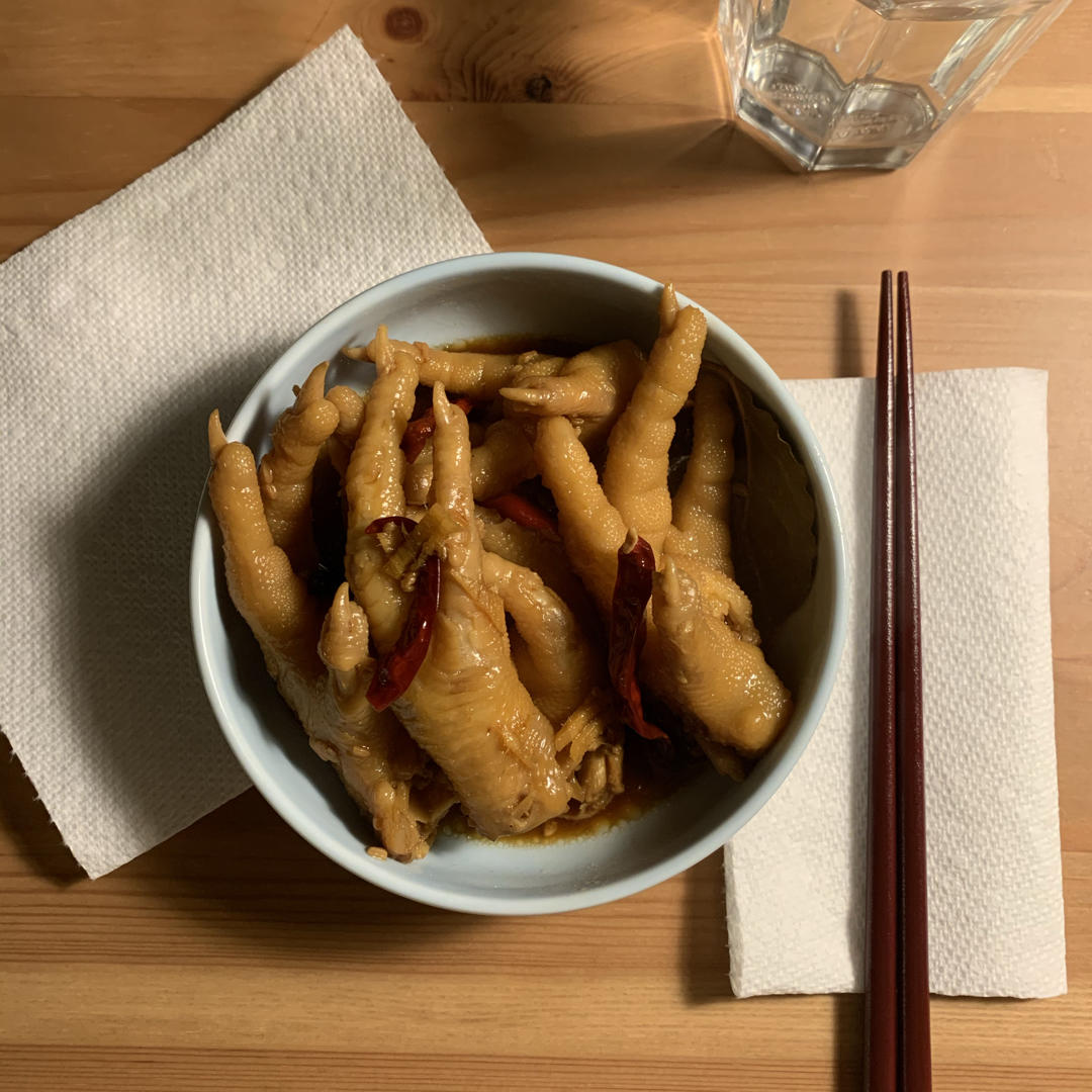 香辣烧鸡爪