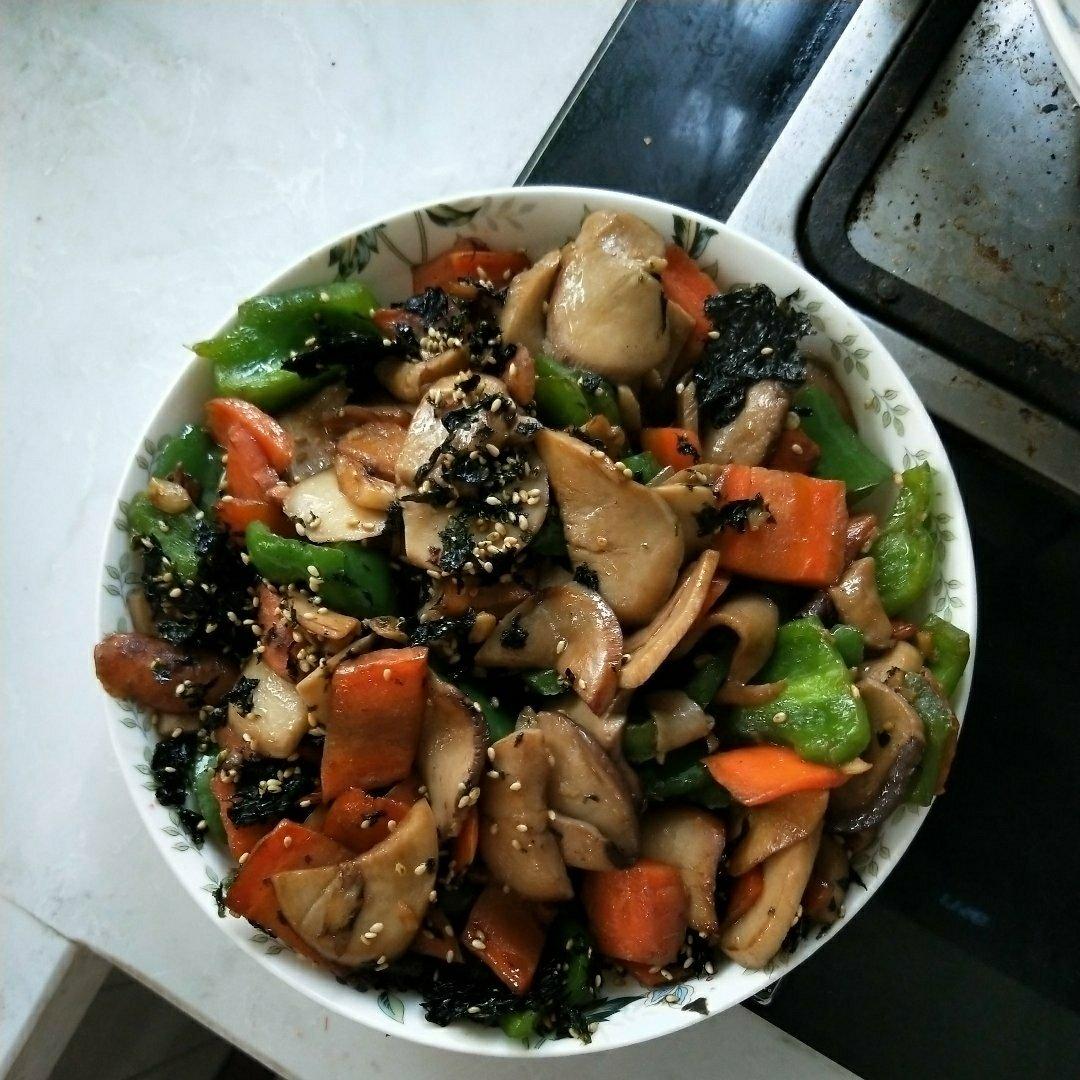 老丁的私房菜-美极杏鲍菇