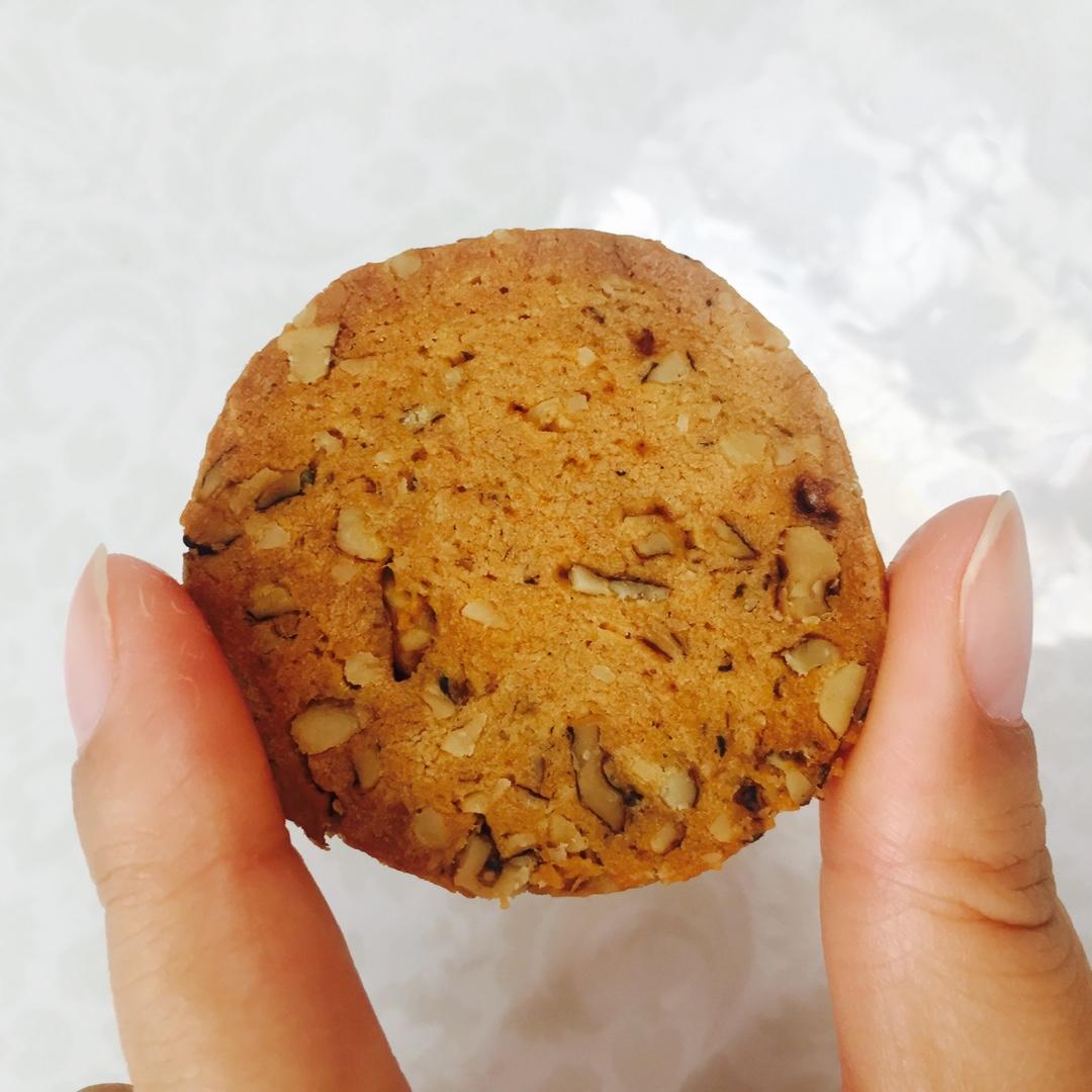 红糖核桃饼干