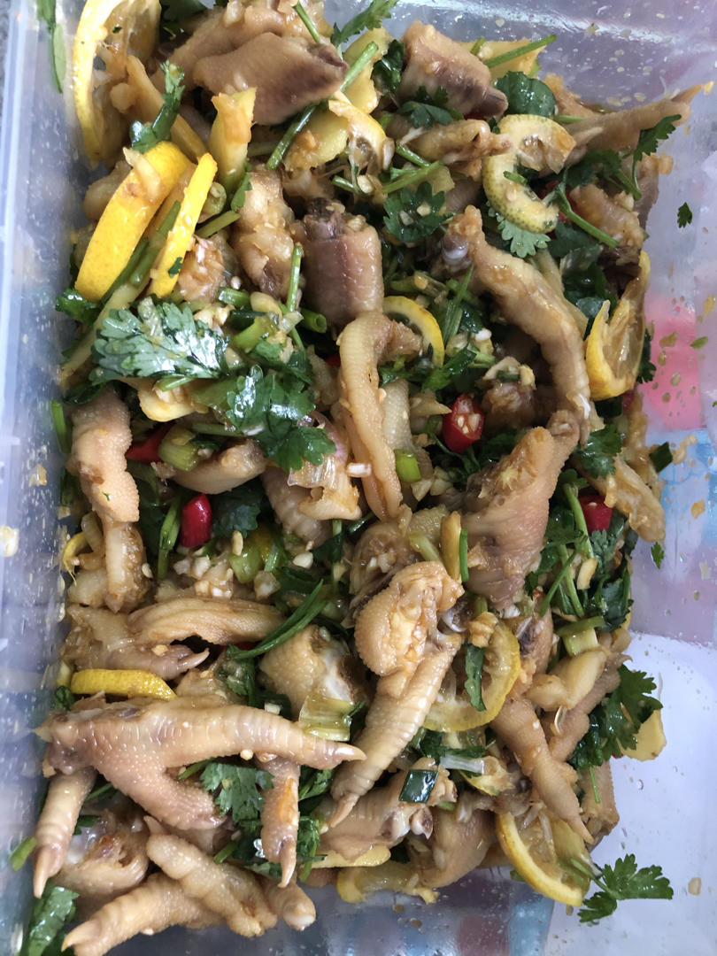 柠檬鸡爪