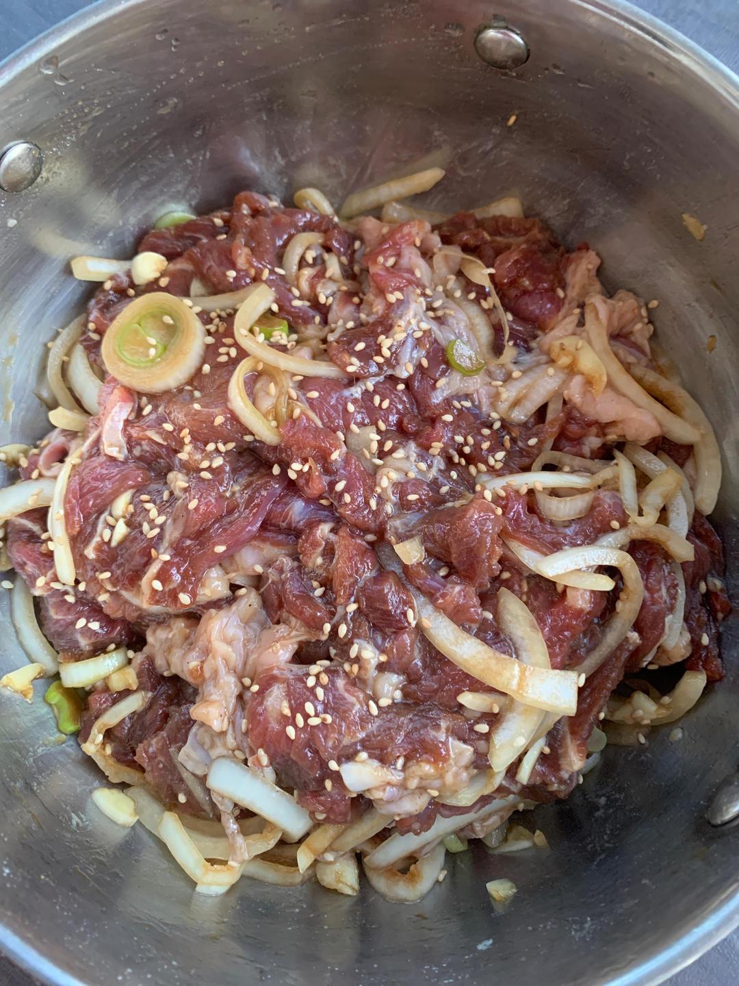 「正宗韩式烤肉」调味牛肉的腌制秘诀