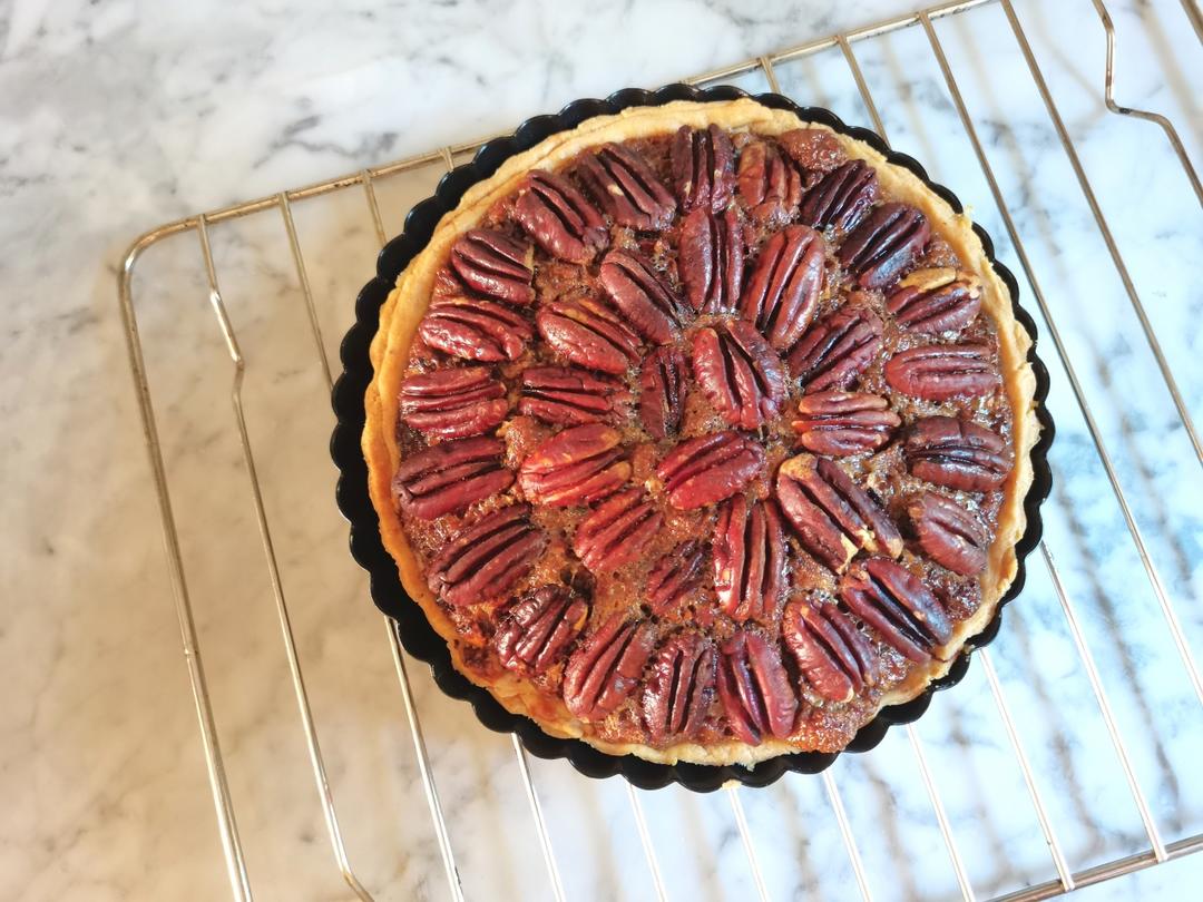 山核桃派/碧根果派 Pecan pie 低卡低热量版