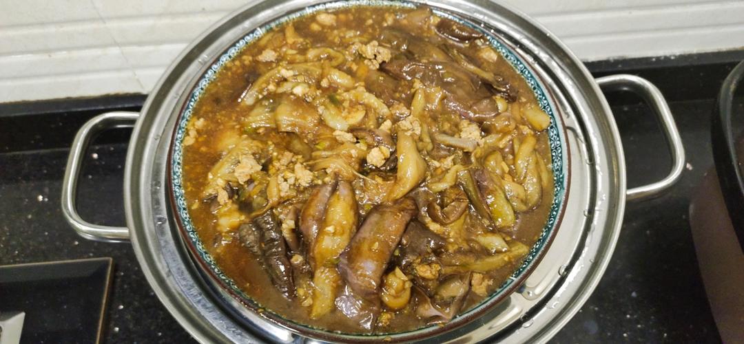 超级下饭酱香味肉末茄子