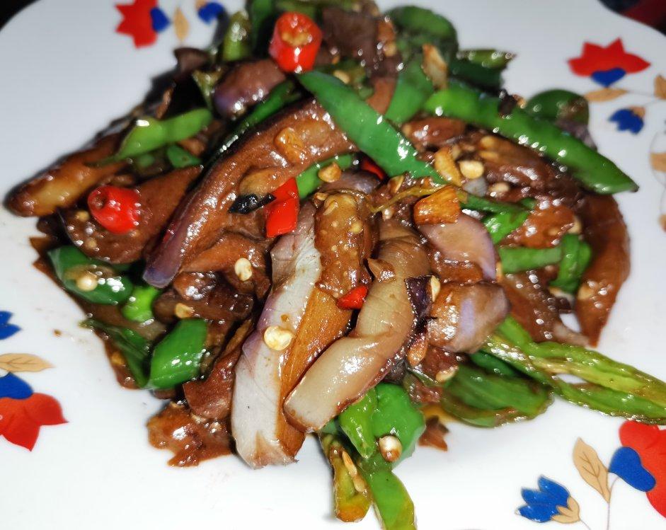 下饭神菜 酱爆茄子