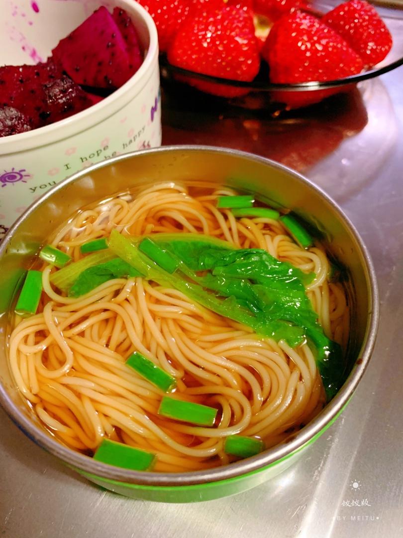 五分钟搞定一碗热乎乎的阳春面