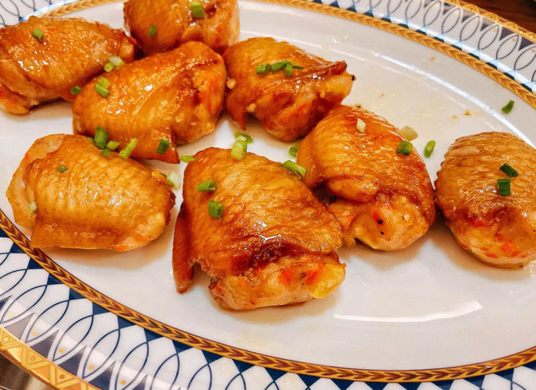 鸡翅酿虾滑（嵇总家庭版）
