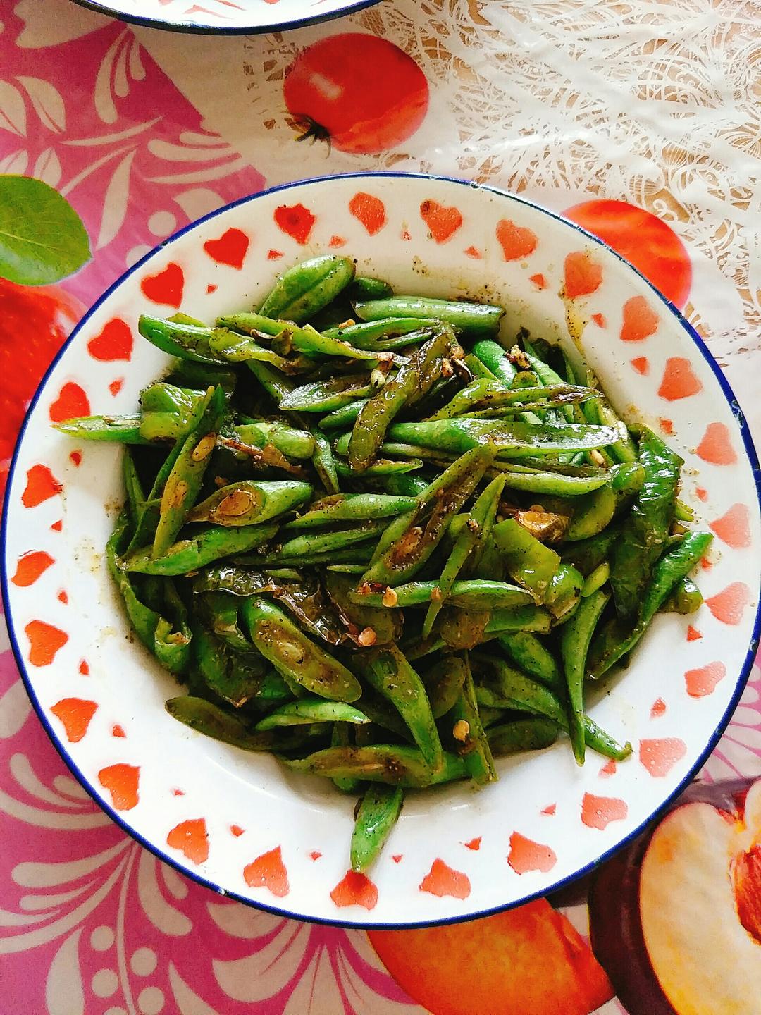 辣椒炒豆角的做法