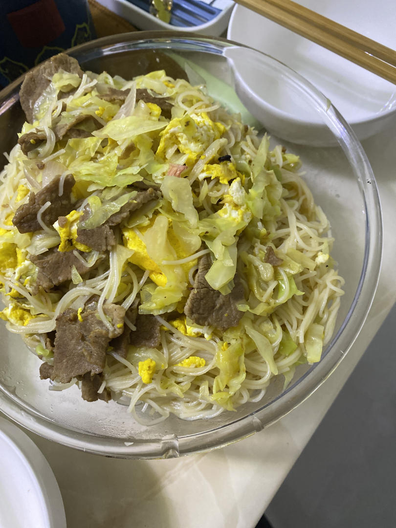 家常简约版正宗本地温州炒粉干-------附让粉干不断且QQ口感的秘诀