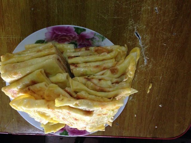 葱花鸡蛋饼