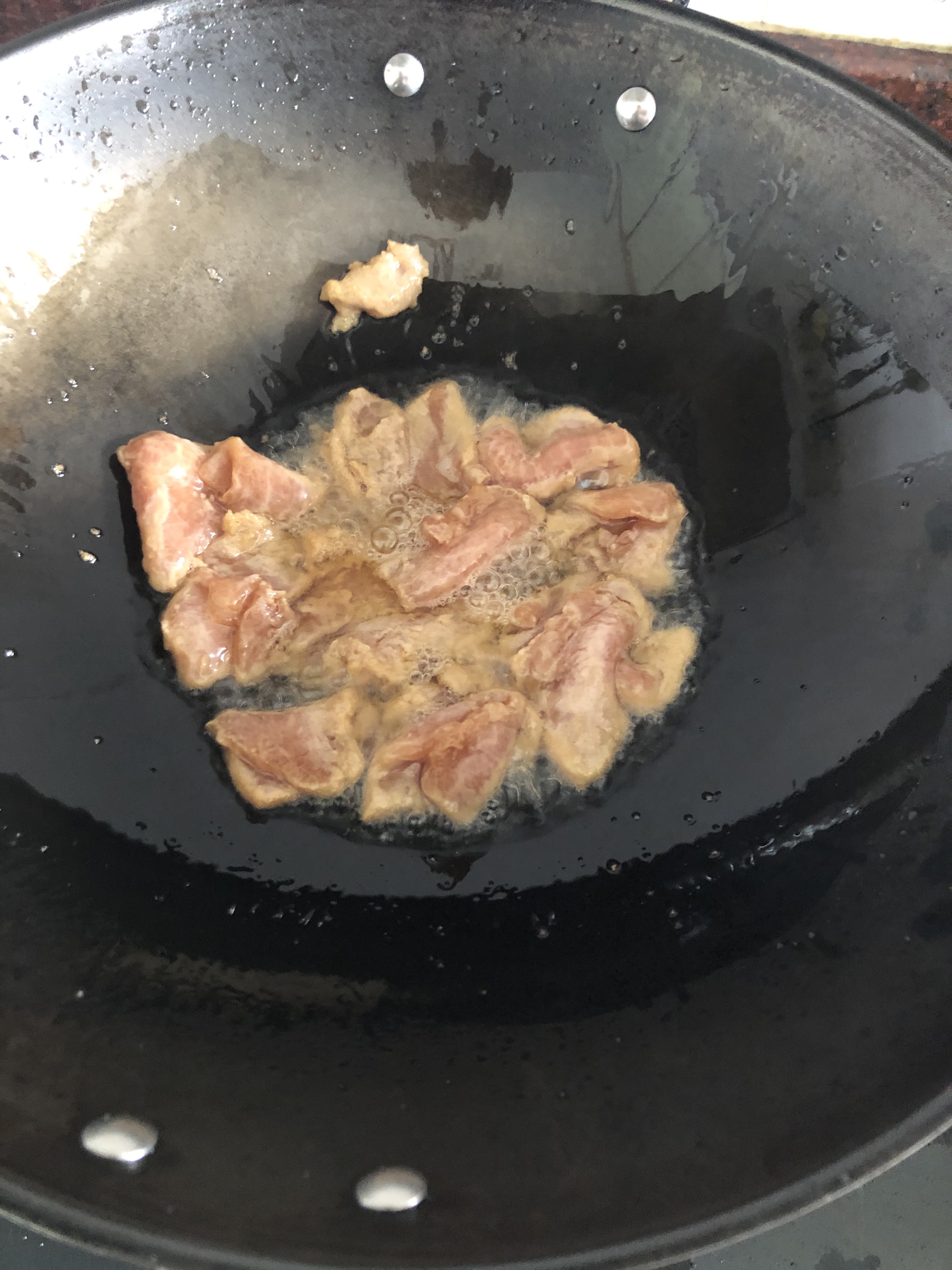 沙葱炒肉的做法 步骤4