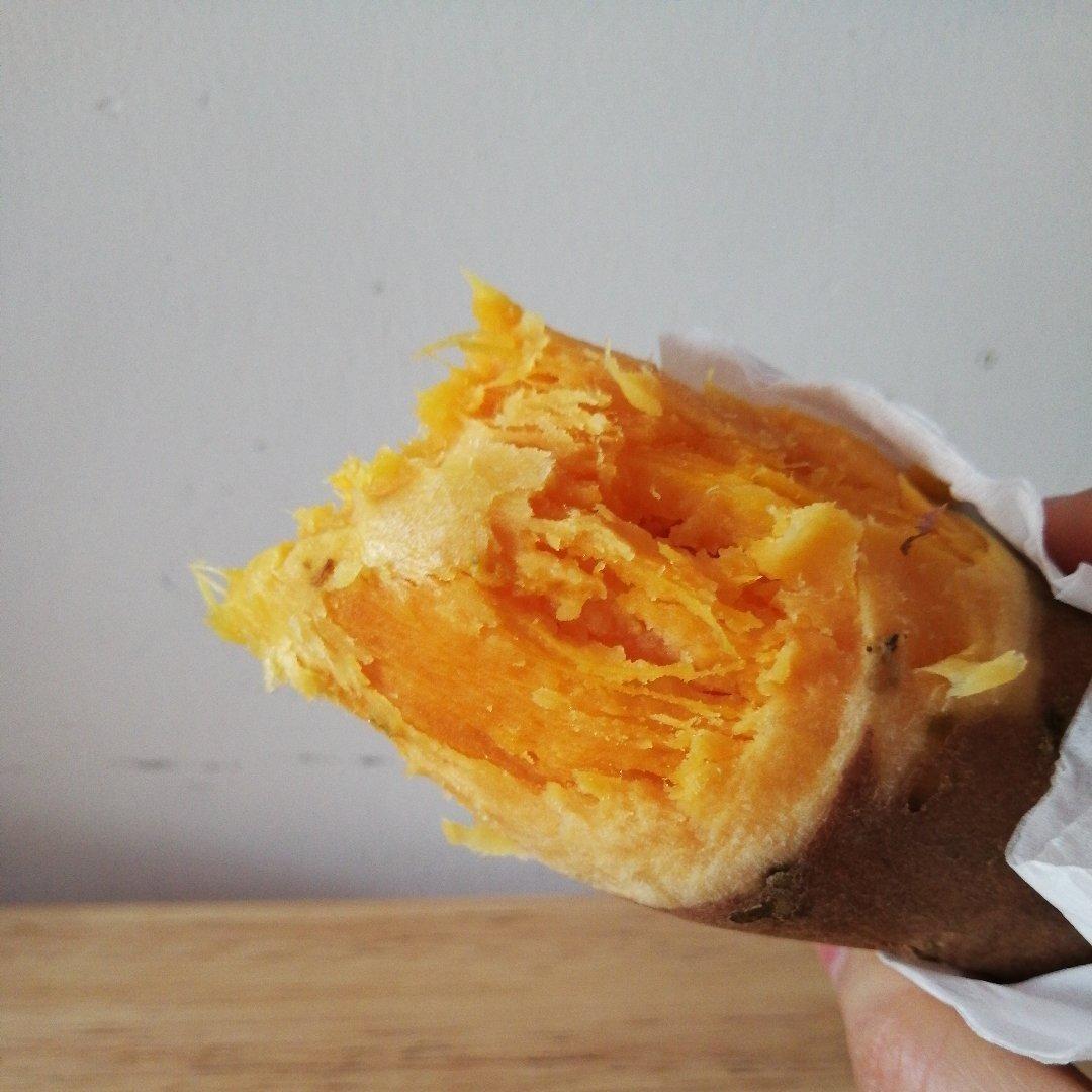 圆圆116做的微波炉烤红薯