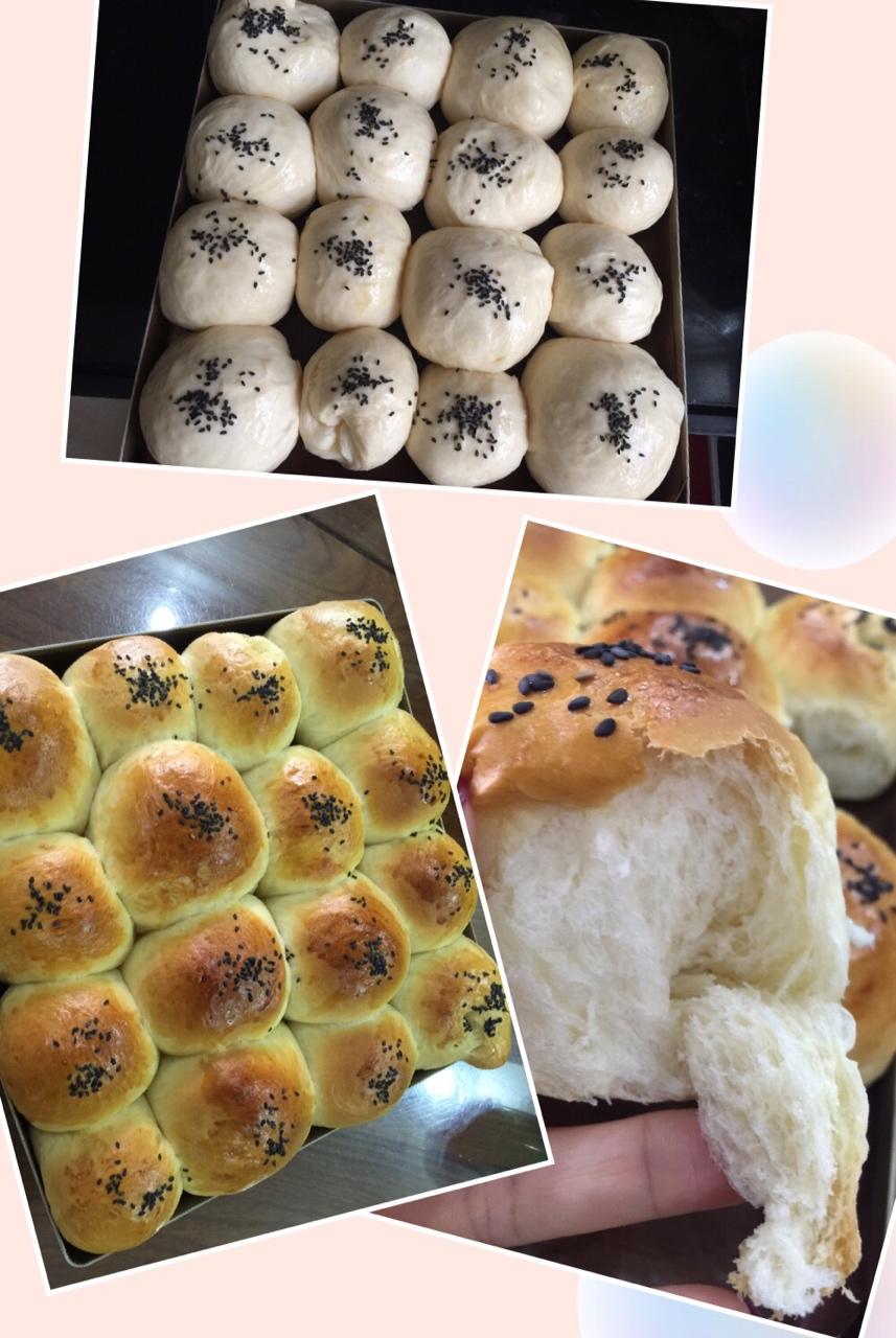 大人小孩都爱不释口的【蜂蜜牛奶小餐包】