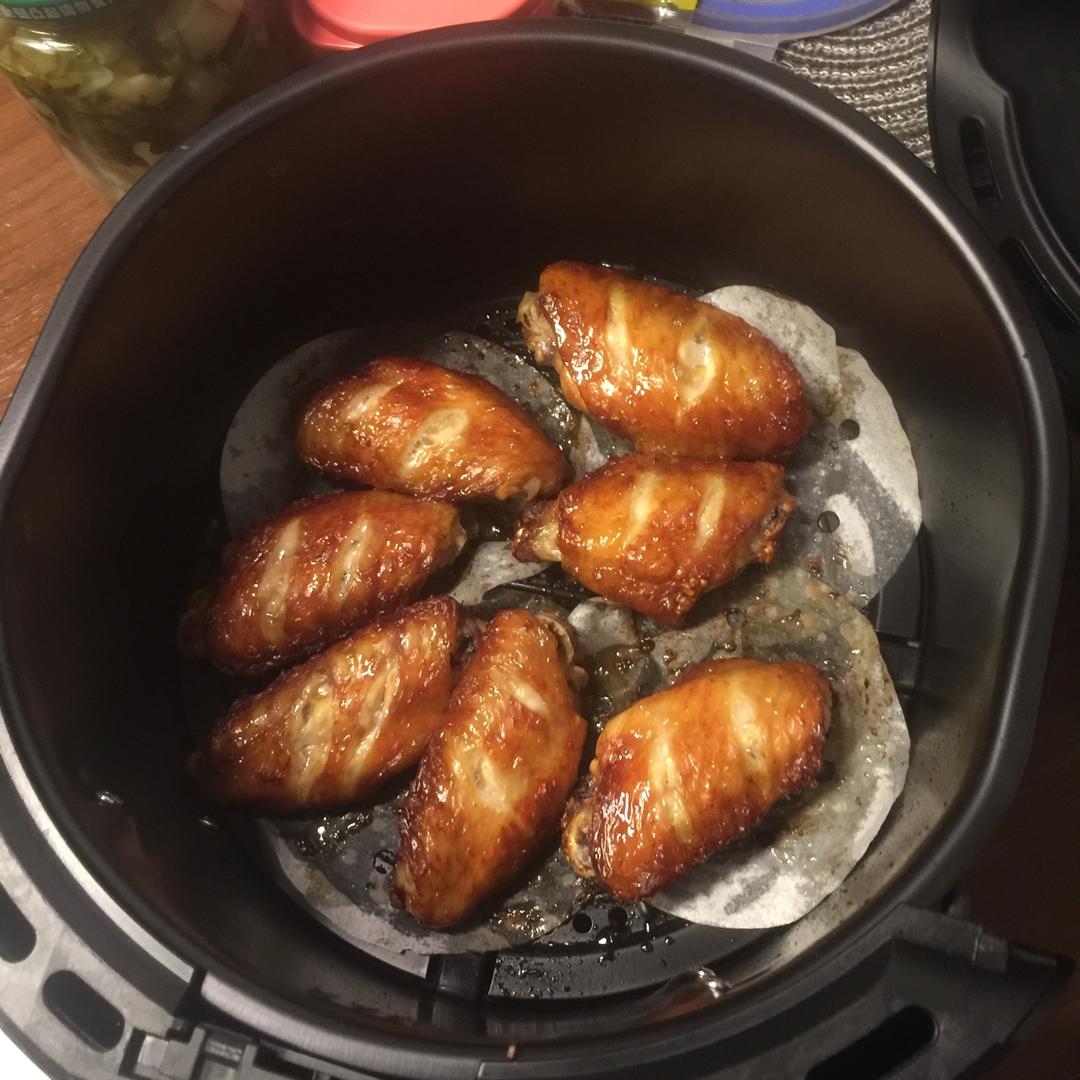 香蒜炸鸡翅（空气炸锅版）～太阳谷菜谱