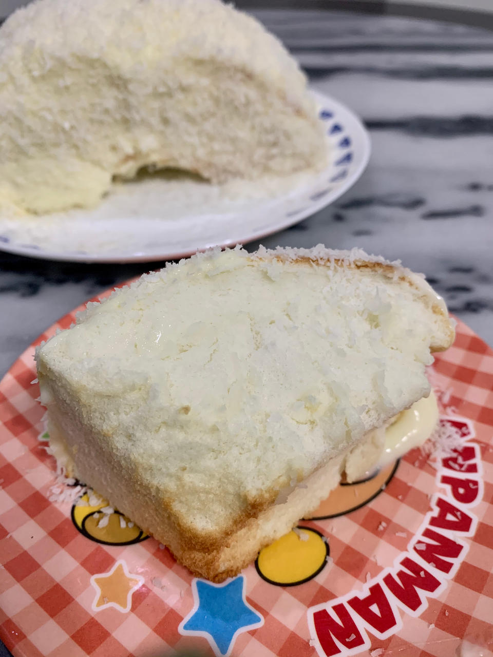 云朵般柔软--椰香天使蛋糕