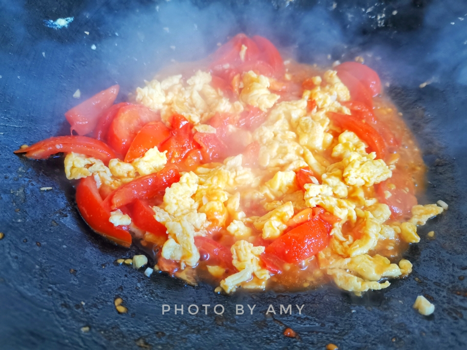 番茄炒鸡蛋（超浓的番茄味）的做法 步骤8