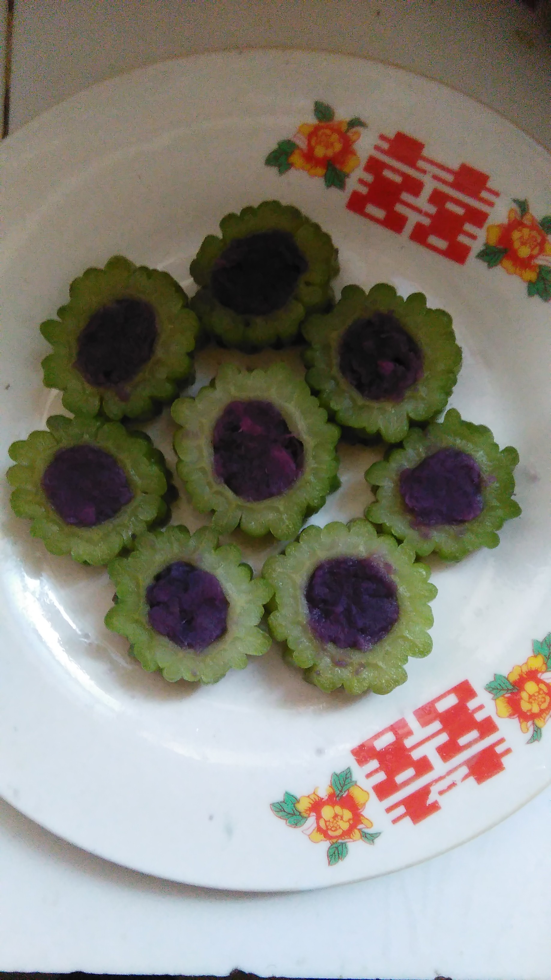 紫薯苦瓜圈