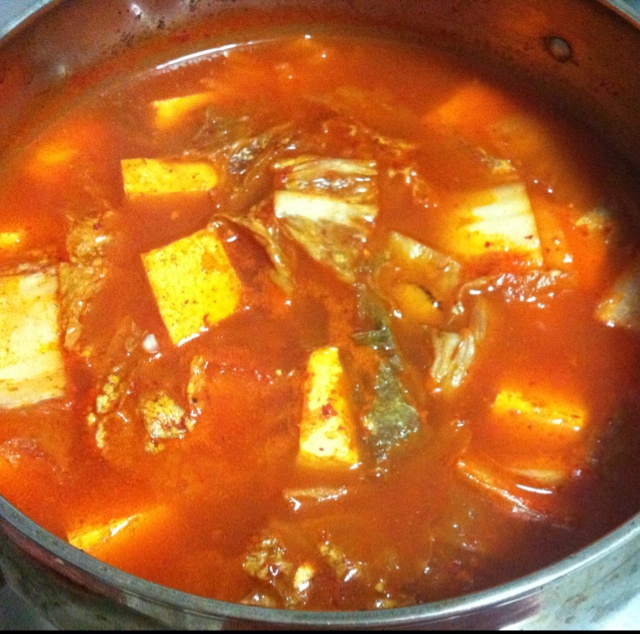 韩国泡菜豆腐汤