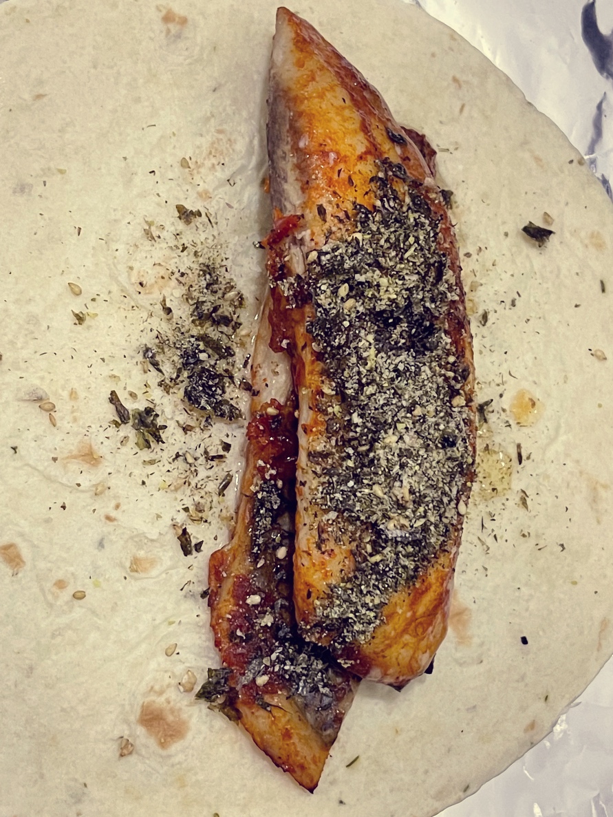 海苔烤鱼卷饼-低脂低碳水的鲜美的做法