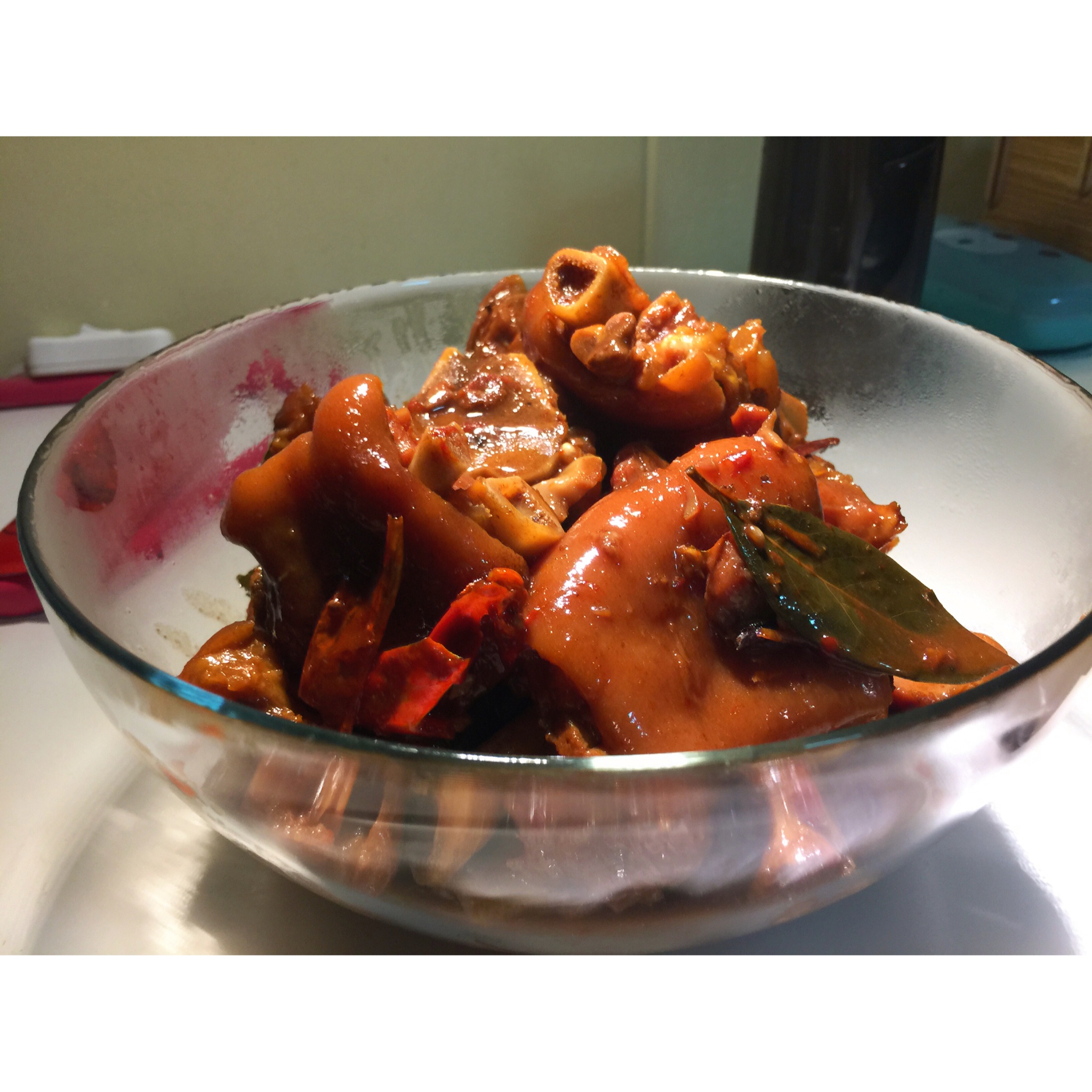 老丁的私房菜－红烧猪蹄