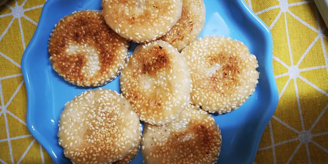 看着就流口水的芝麻糍粑