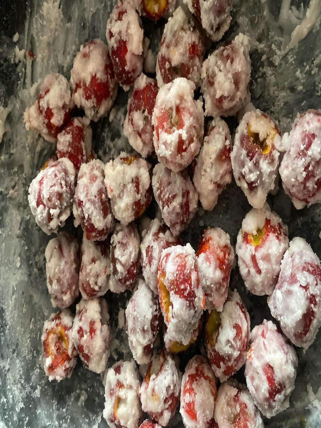 雪花山楂球 酸甜爽口 开胃又好吃 附细节视频详解