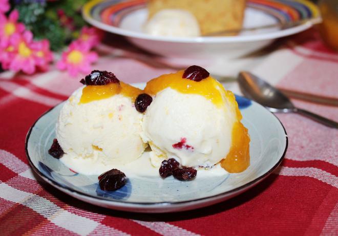 芒果蔓越莓冰淇淋的做法