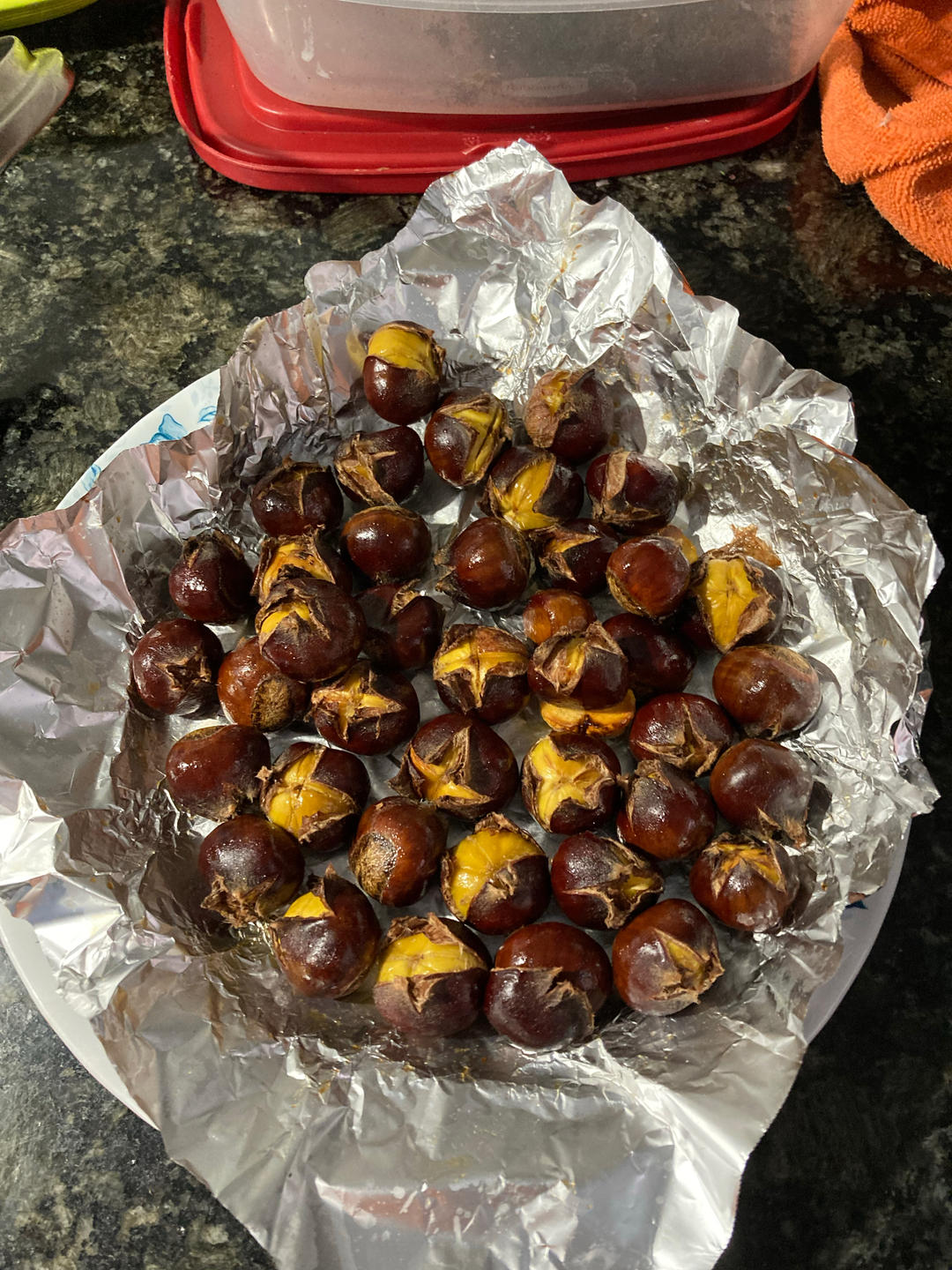 空气炸锅糖炒栗子