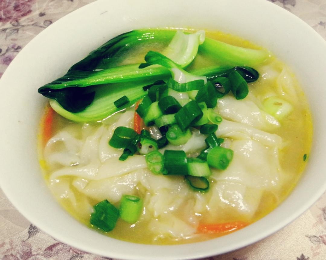 饺子皮面片汤新手教程