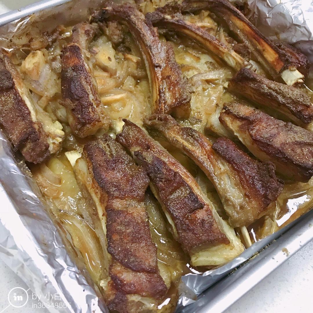 烤箱烤羊排（最简单版）