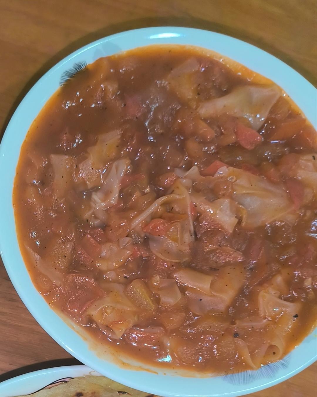 馄饨皮最佳吃法茄汁面叶