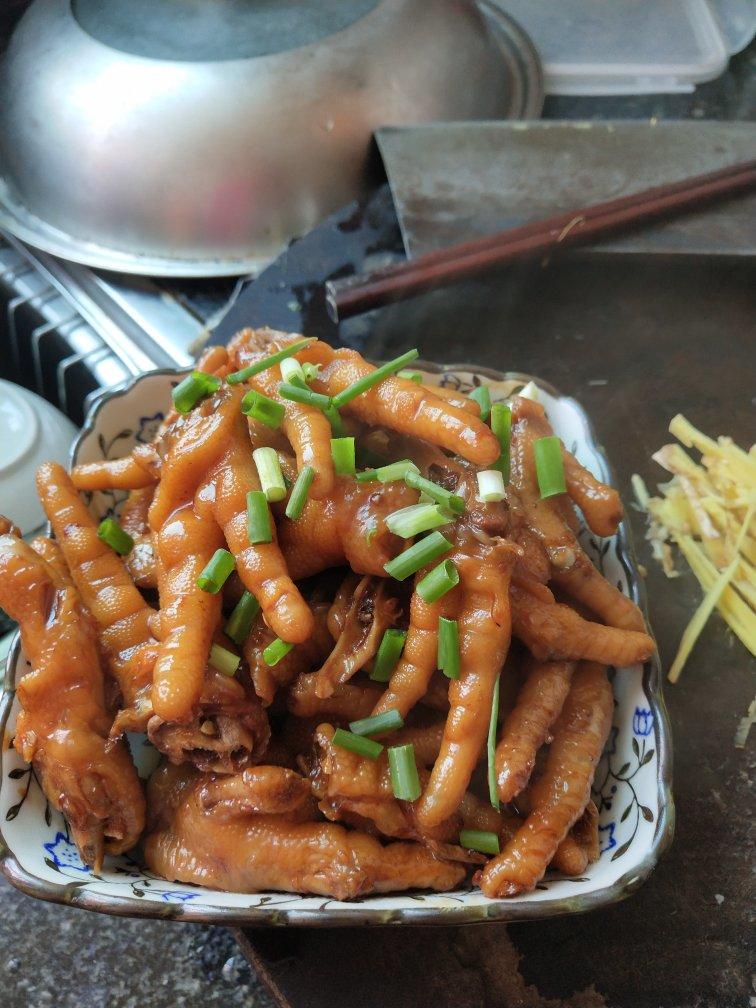 香辣烧鸡爪