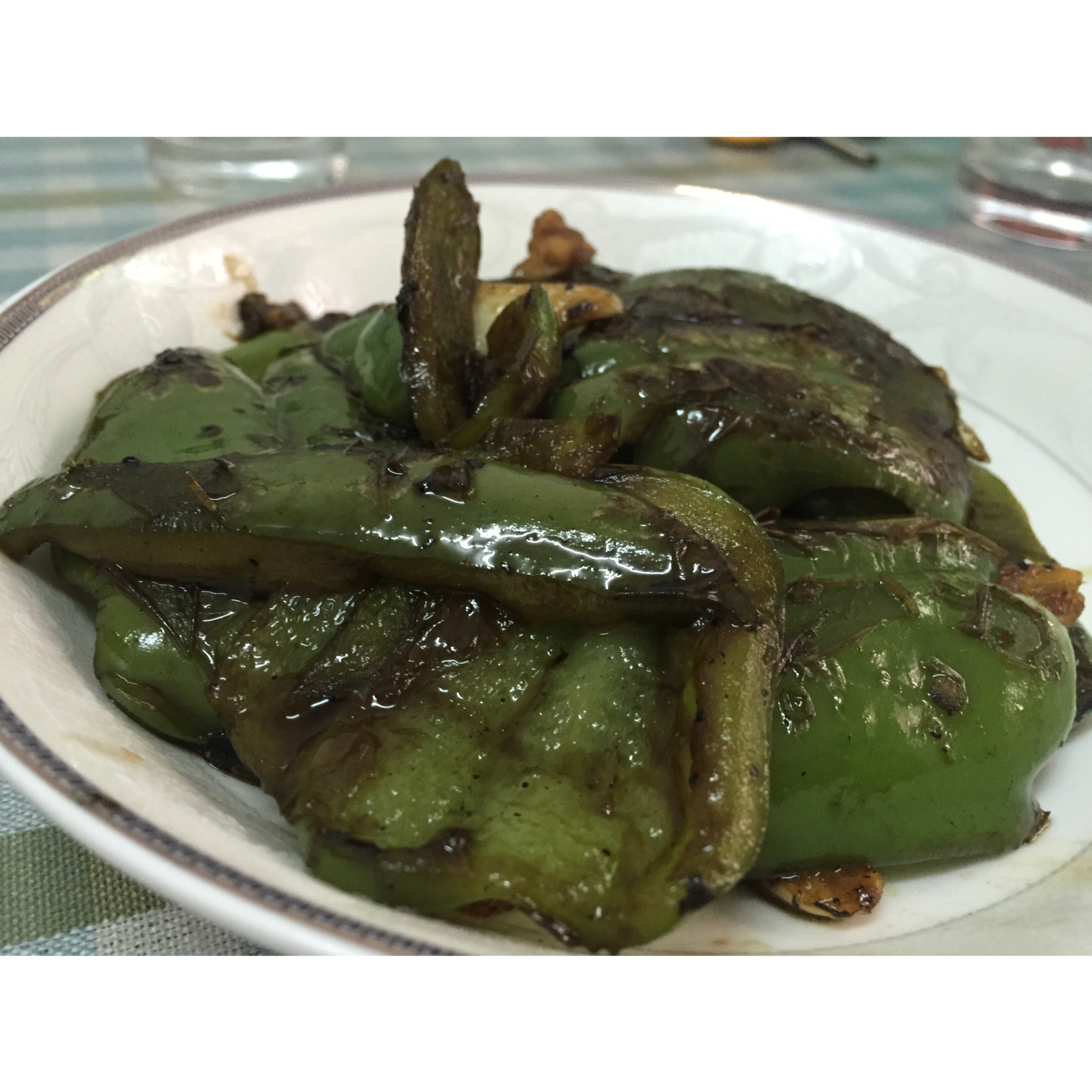 糖醋虎皮尖椒