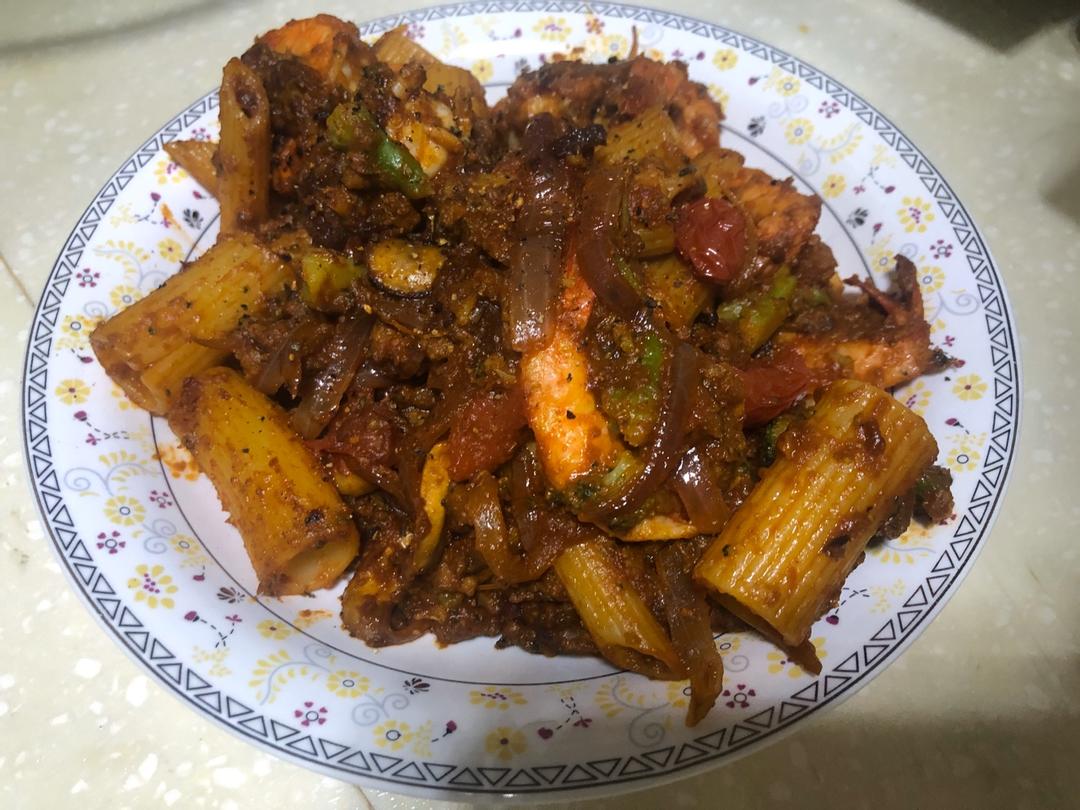 减脂|美味又低脂的虾油虾仁意大利面