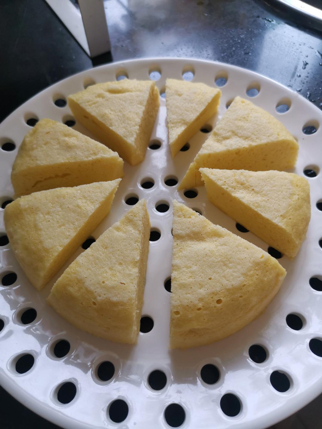 蒸的好吃不上火【松软奶香玉米糕】